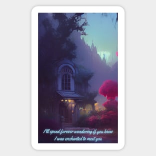 Enchanted Fairytale Garden Lyrics Sticker